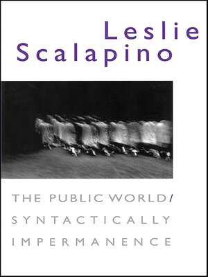 cover image of The Public World/Syntactically Impermanence